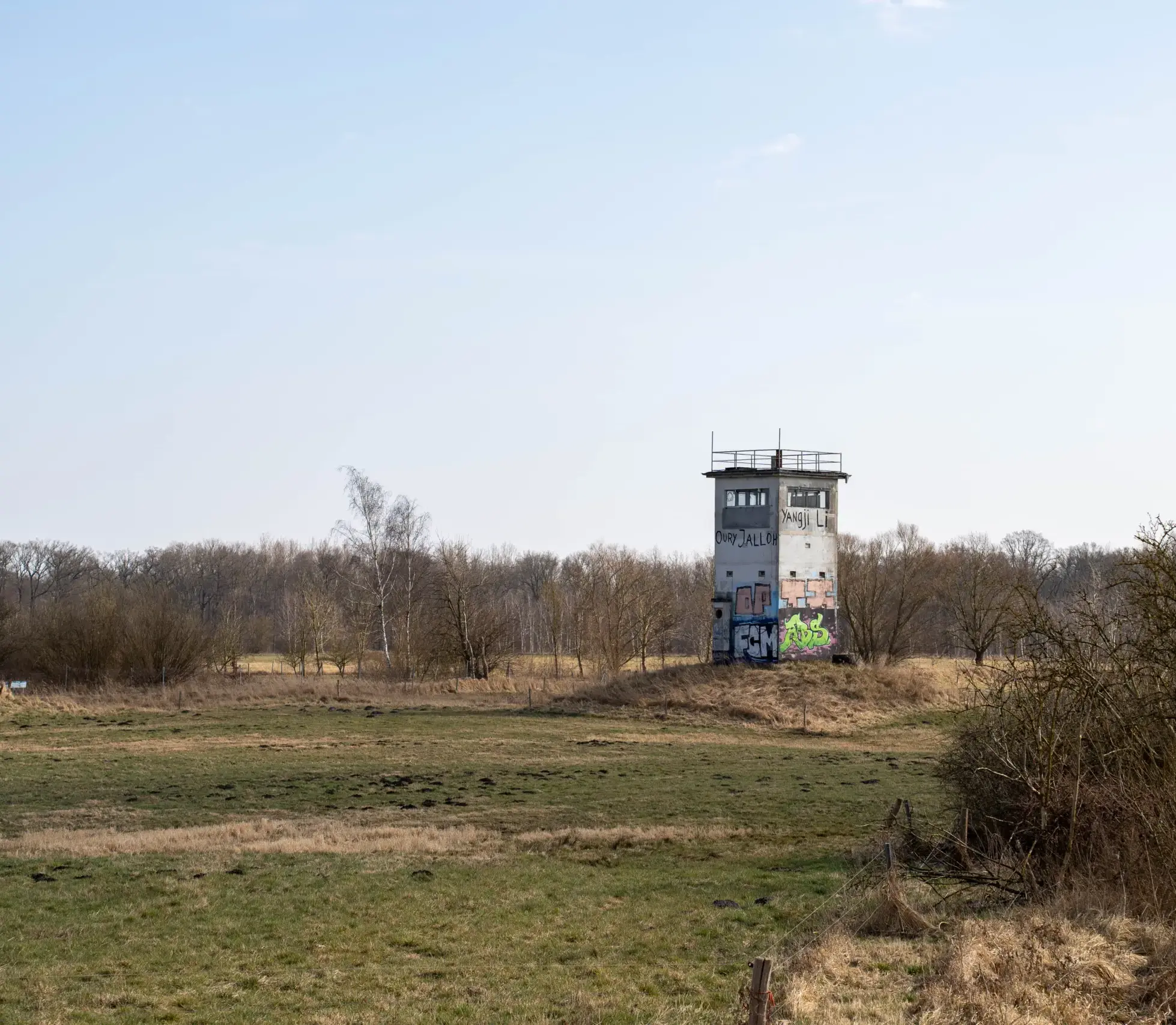 Grenzturm bei                                                Hoyersburg